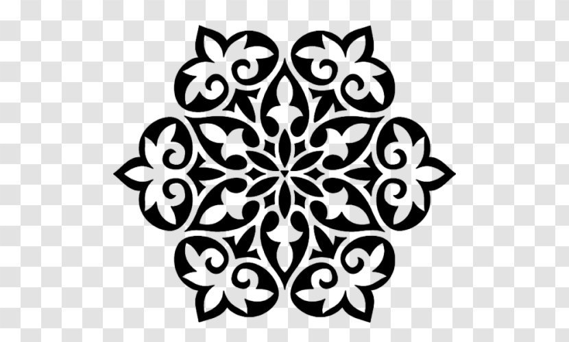 Islamic Geometric Patterns Ornament Art Stencil - Monochrome Photography - Islam Transparent PNG