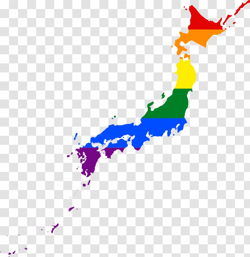 Prefectures Of Japan Vector Map - World Transparent PNG
