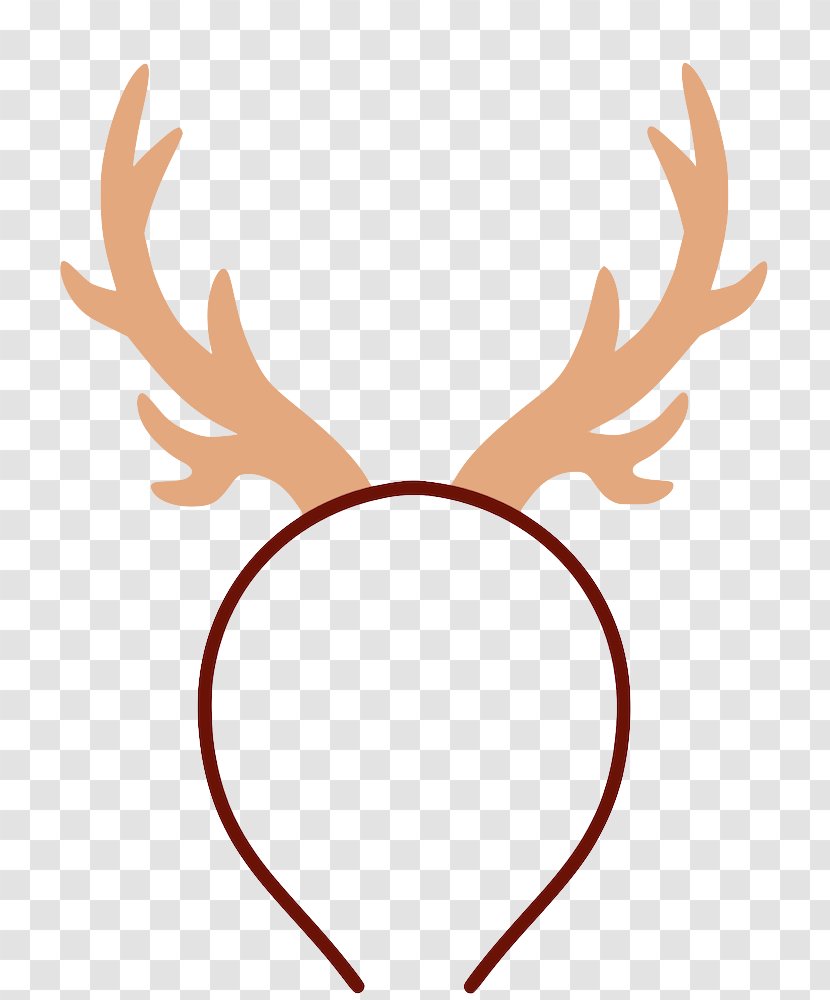 Elsa Reindeer Antler Horn - Deer - Antlers Transparent PNG