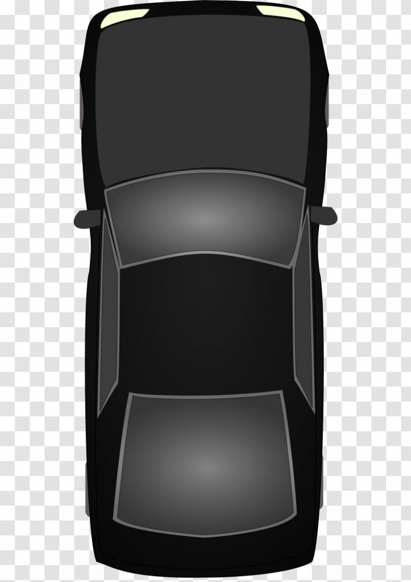 Car Chevrolet Master Clip Art - Black And White - Truck Top View Transparent PNG