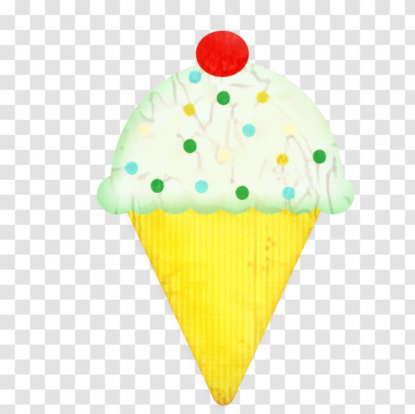Ice Cream Cones Yellow Product Baking - Cup - Cake Decorating Supply Transparent PNG