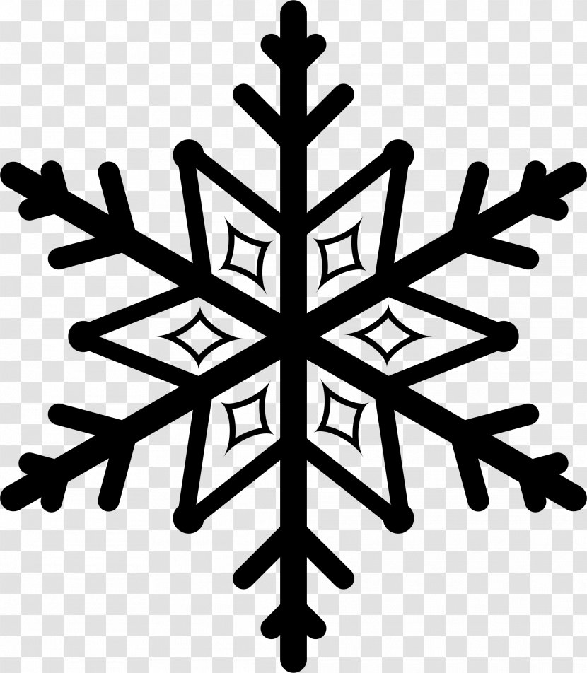 Snowflake Silhouette Clip Art Transparent PNG