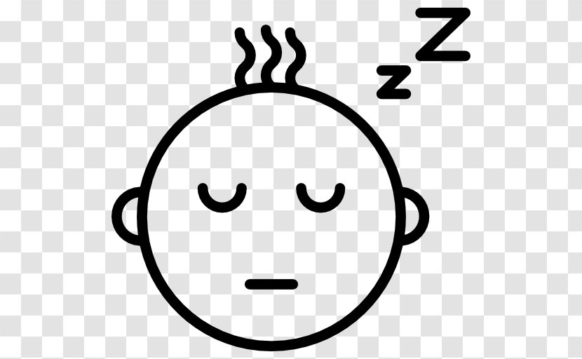 Emoticon Sleep Child Infant - Smile Transparent PNG