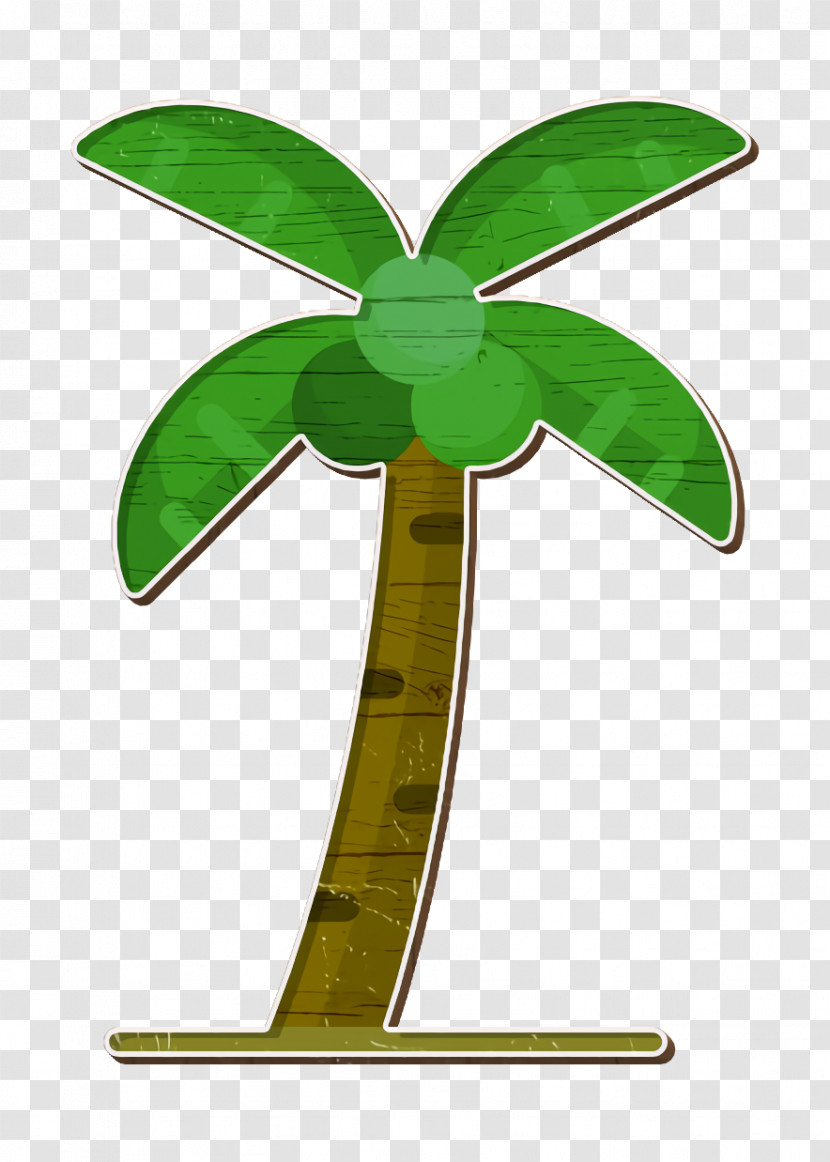 Summer Icon Coconut Icon Coconut Tree Icon Transparent PNG