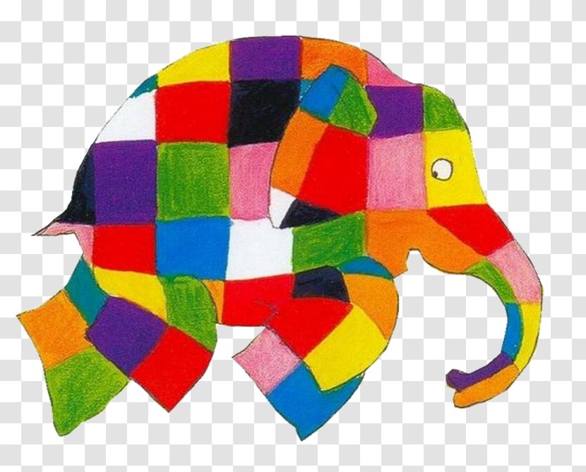 Elmer Again Elmers New Friend The Patchwork Elephant De Kleuren Van Illustration - David Mckee Transparent PNG
