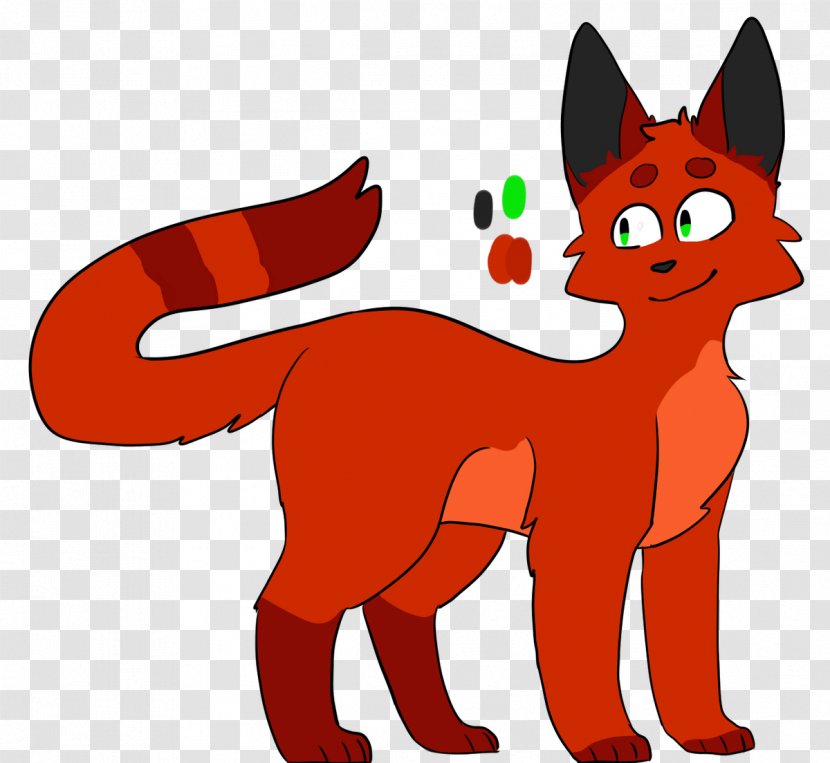 Whiskers Red Fox Cat Clip Art Illustration - Animal Figure Transparent PNG