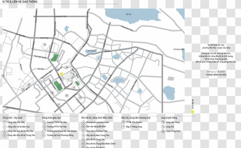 Apartment Yen Hoa Diagram Transparent PNG