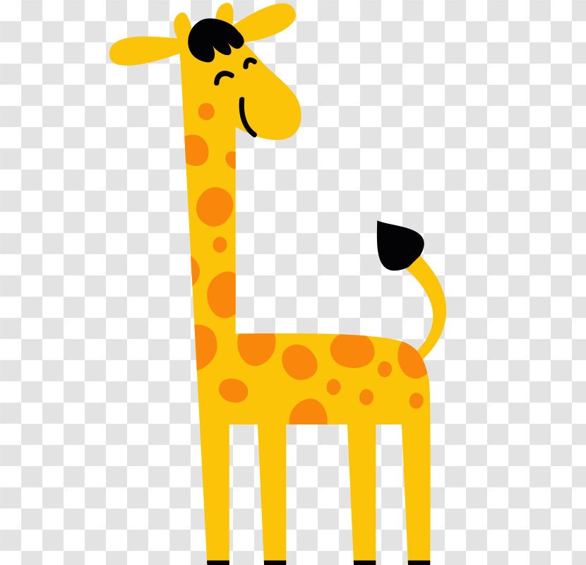Northern Giraffe - Terrestrial Animal - Cartoon Transparent PNG