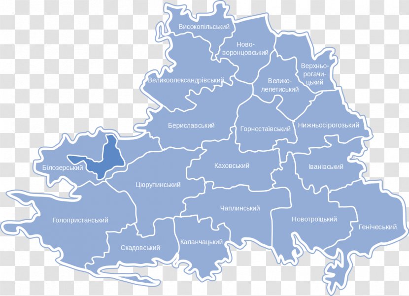 Chersons'ka Oblast': Administratyvna Karta Hola Prystan Raion Administrative Divisions Of Kherson Oblast - Heart - Tree Transparent PNG