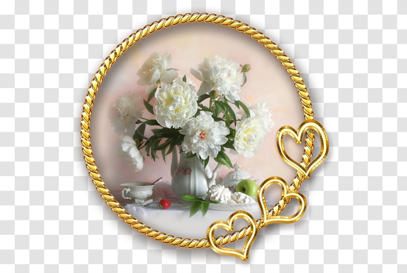 Morning Daytime Ansichtkaart Animation Evening - Floral Design - Metallic Love White Roses Transparent PNG