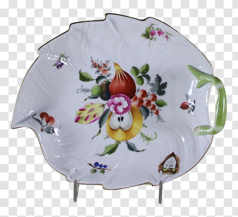 Tableware Platter Plate Saucer Porcelain - Flower - Leaves Hand-painted Transparent PNG