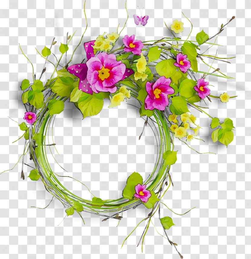 Floral Design Wreath Cut Flowers Flower Bouquet - Arranging Transparent PNG