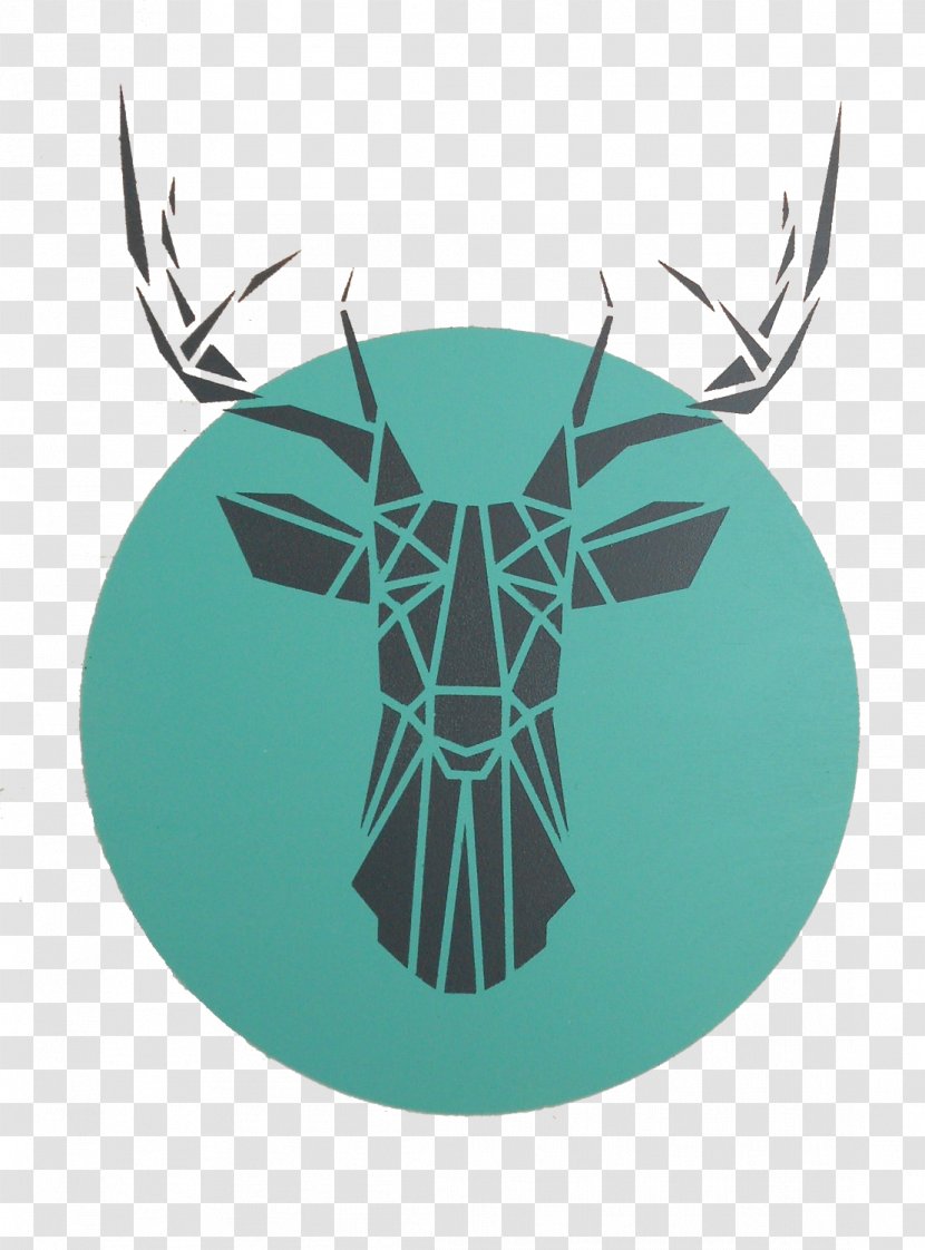 Deer Drawing Stencil Clip Art - Head Transparent PNG