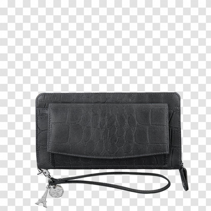 Wallet Leather Handbag Clothing Accessories - Black Transparent PNG
