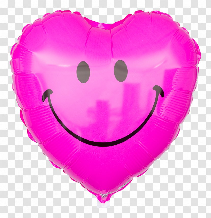 Heart Smiley Emoticon Toy Balloon Symbol - Love - Ballon Transparent PNG