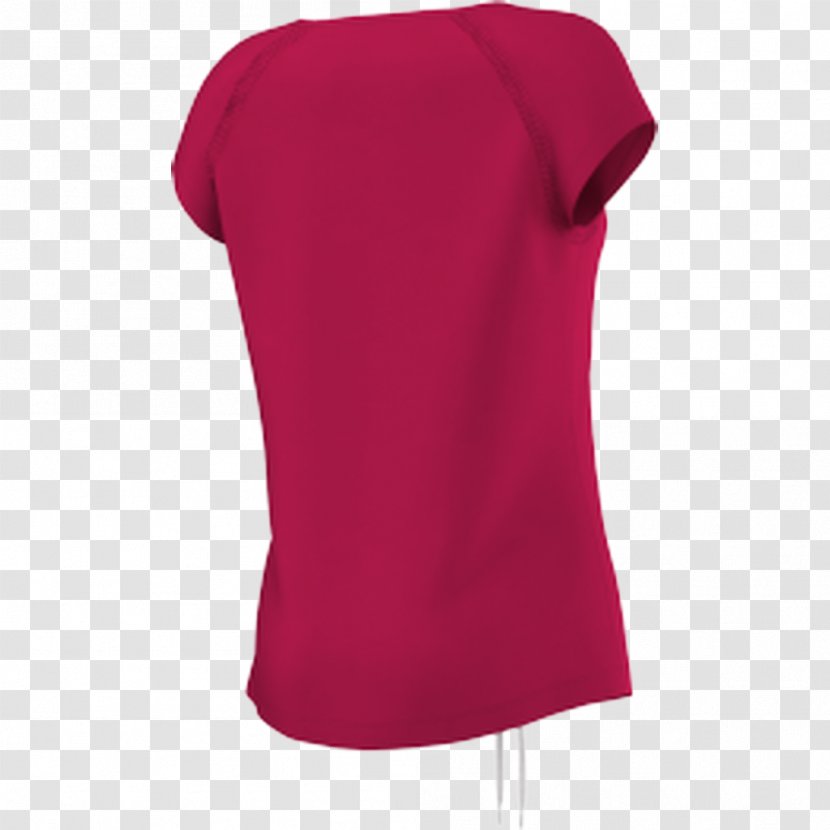 T-shirt Sleeve Shoulder Dress - Magenta Transparent PNG