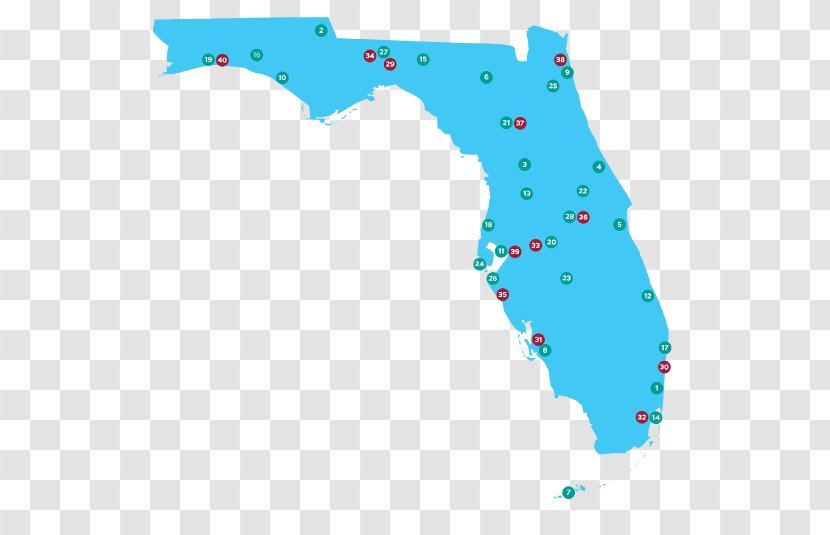 Florida Douglas High School Shooting Clip Art - Area - Map Transparent PNG