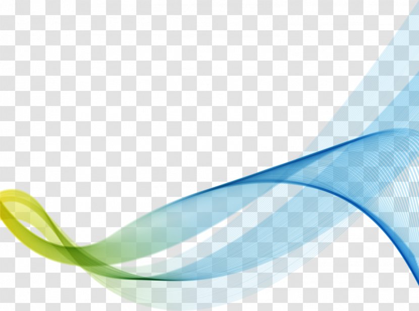 Blue-green Color - Green - Science And Technology Lines Background Transparent PNG