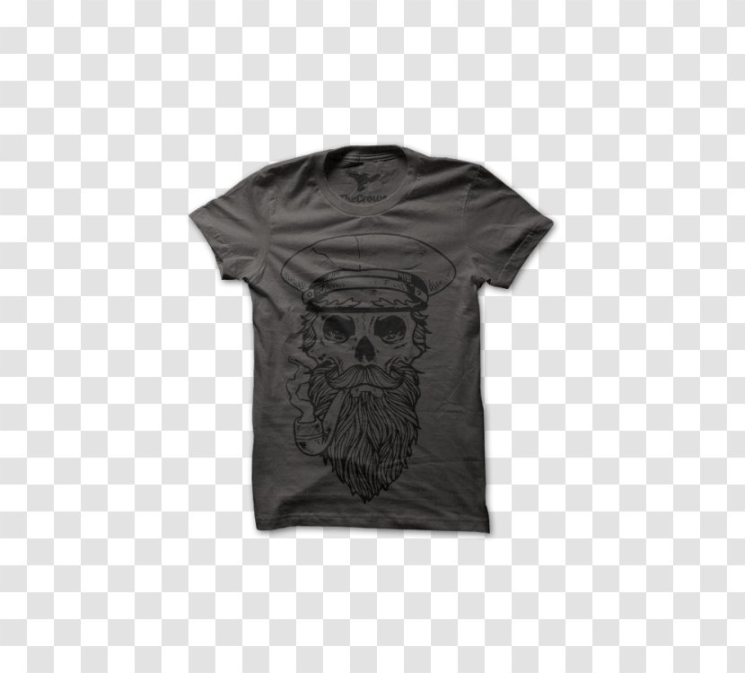 Long-sleeved T-shirt Hoodie Clothing - Shrug - Skull Beard Transparent PNG