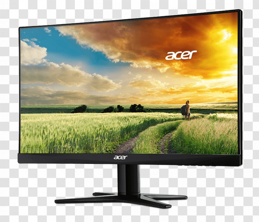 Laptop Computer Monitors Refresh Rate IPS Panel FreeSync - Acer R240hy Bidx Transparent PNG