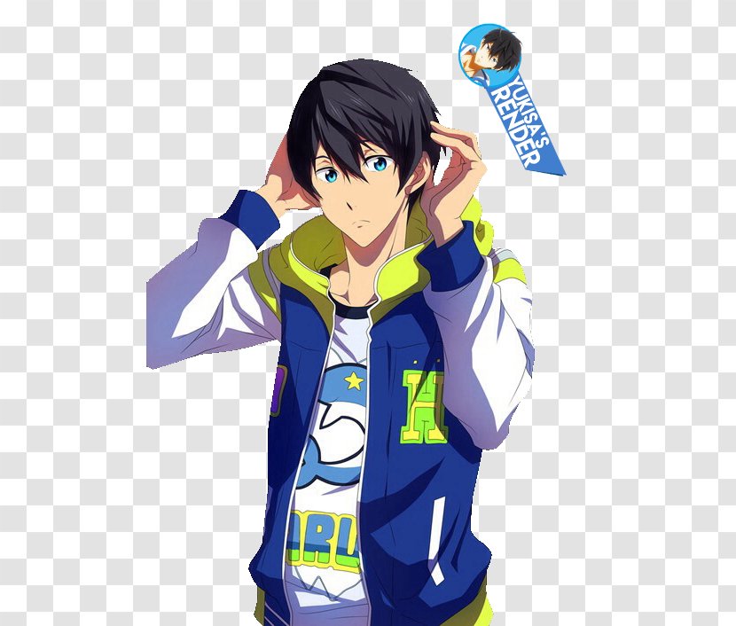 Haruka Nanase Art Character - Watercolor Transparent PNG