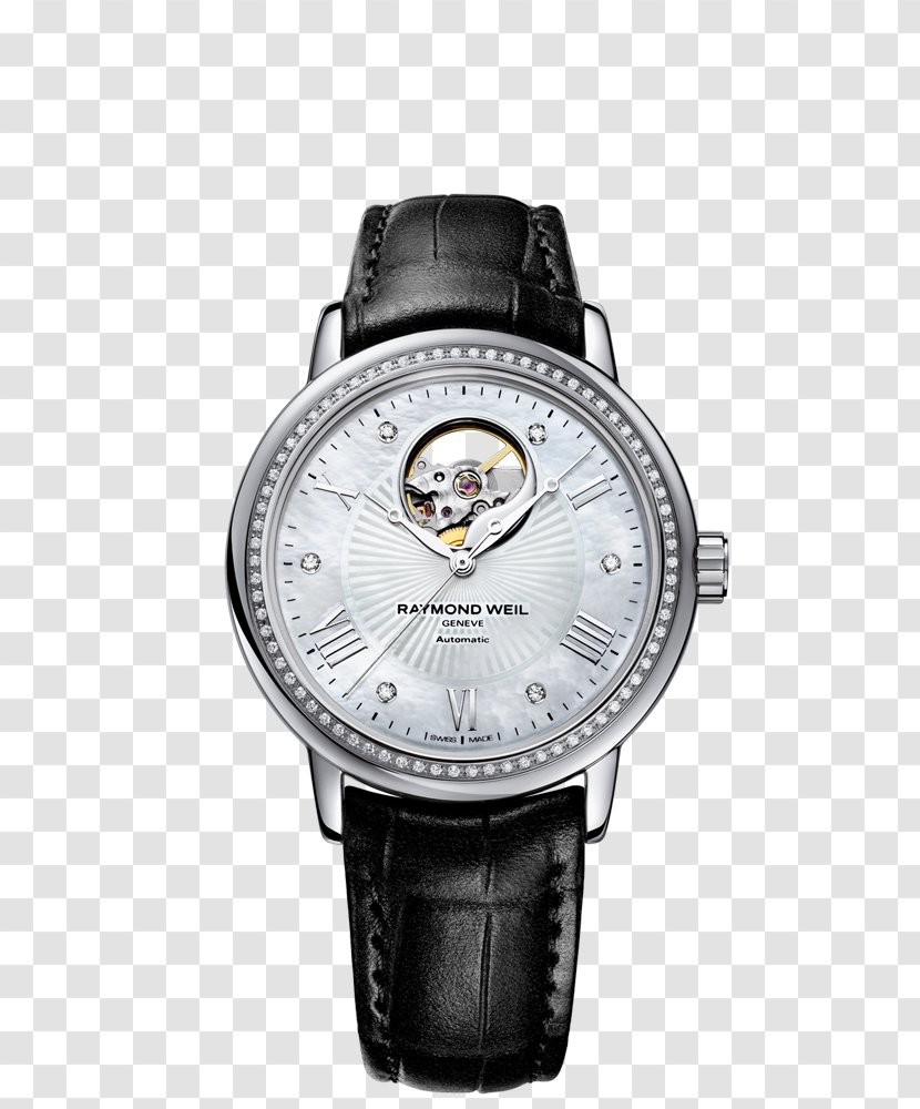 Raymond Weil Automatic Watch Jewellery Chronograph - Dial Transparent PNG