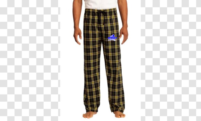 Tartan Pajamas Pants T-shirt Flannel - Abdomen Transparent PNG