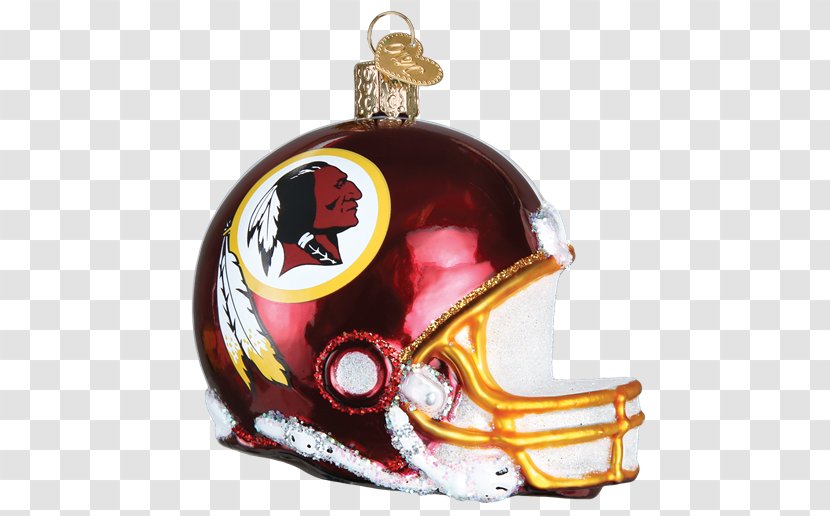 NFL Christmas Ornament Washington Redskins Pittsburgh Steelers Motorcycle Helmets - Headgear Transparent PNG