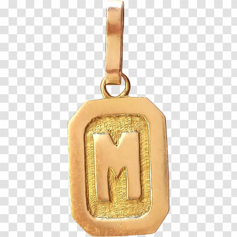 Locket Gold - Pendant Transparent PNG