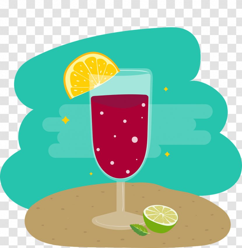 Image Cocktail Garnish Wine Pixabay Vector Graphics - Video - Summer Drinks Border Etsy Transparent PNG
