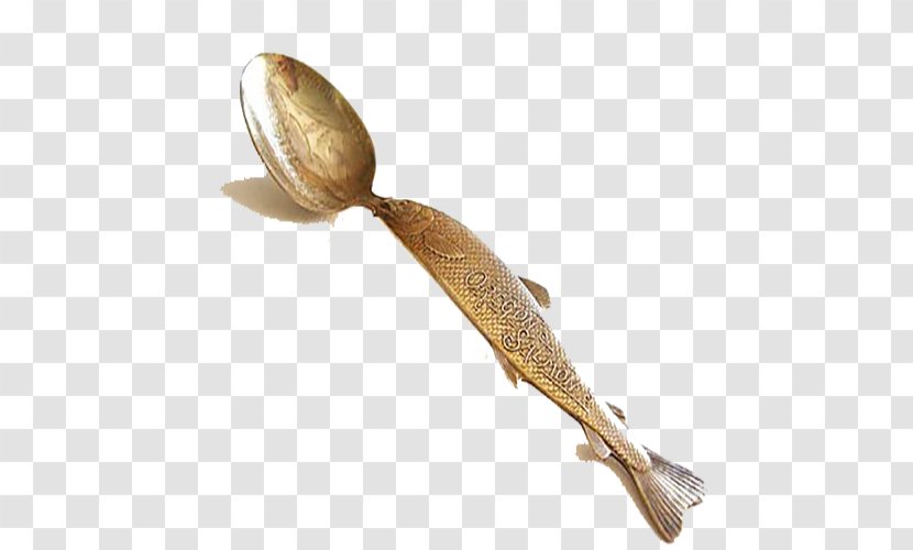 Carassius Auratus Fish Bone - Golden Spoon Transparent PNG