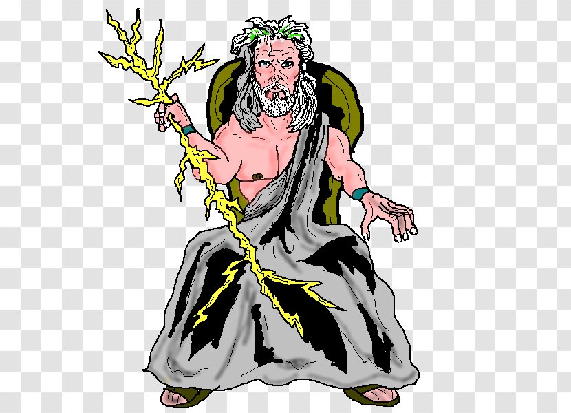 Zeus Poseidon Greek Mythology Clip Art - Myth Cliparts Transparent PNG