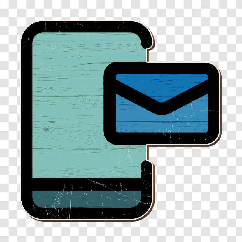 Smartphone Icon Touch Screen Icon Email Icon Transparent PNG