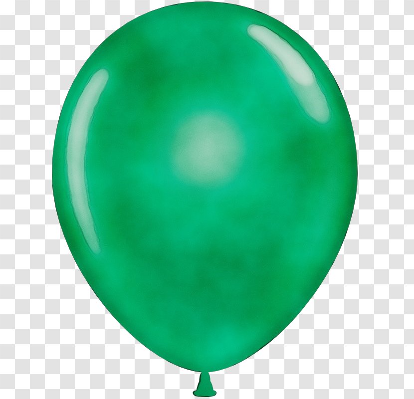 Green Balloon Turquoise Party Supply Aqua - Teal Transparent PNG