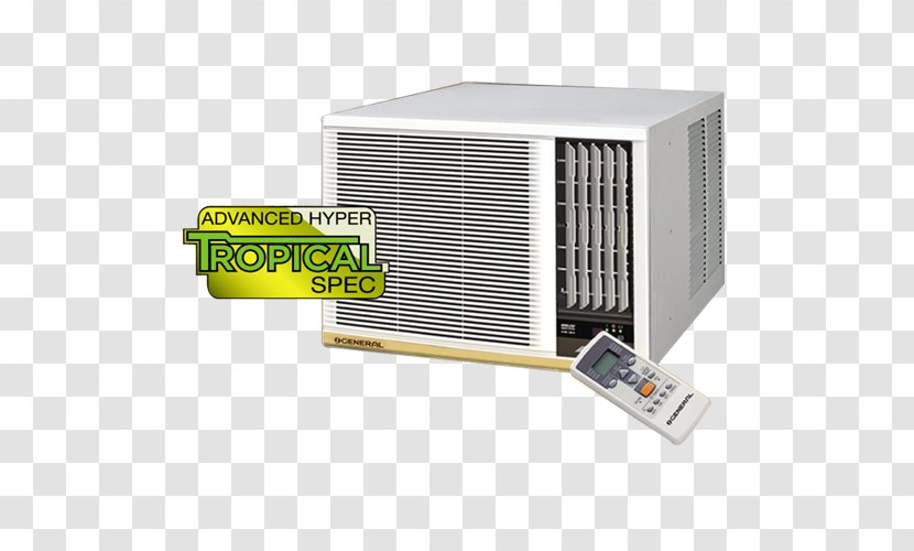 Window Air Conditioning General Airconditioners Ton Of Refrigeration - Cooling Capacity Transparent PNG