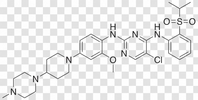 Brigatinib Alkaloid Research Chemical Pharmaceutical Drug - Compound - Alk Inhibitor Transparent PNG
