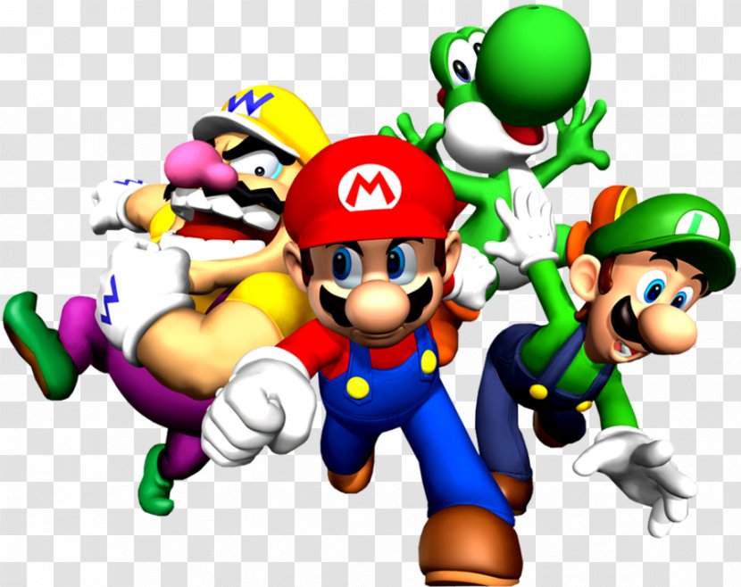 Mario Bros. & Yoshi Luigi New Super Bros - Series Transparent PNG