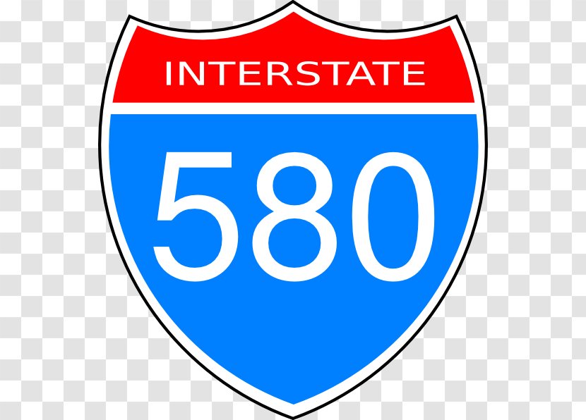 Interstate 80 Clip Art US Highway System - Number - Road Transparent PNG