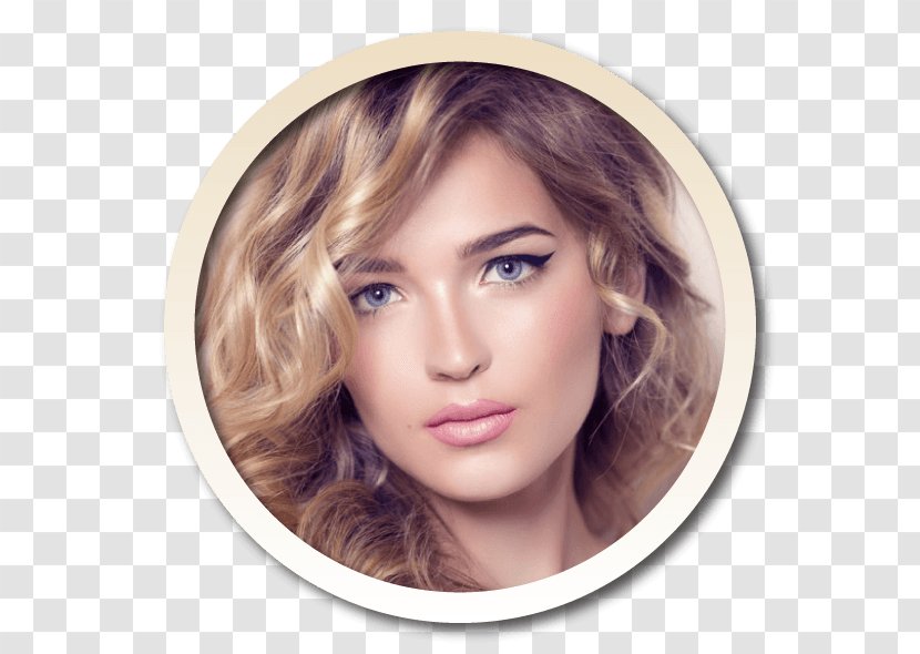 Hairstyle Waves Blond Short Hair - Updo - Beauty Treatment Transparent PNG