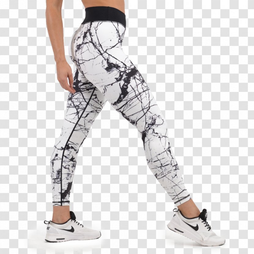 Leggings White Waist Marble Pants - Watercolor - Span And Div Transparent PNG