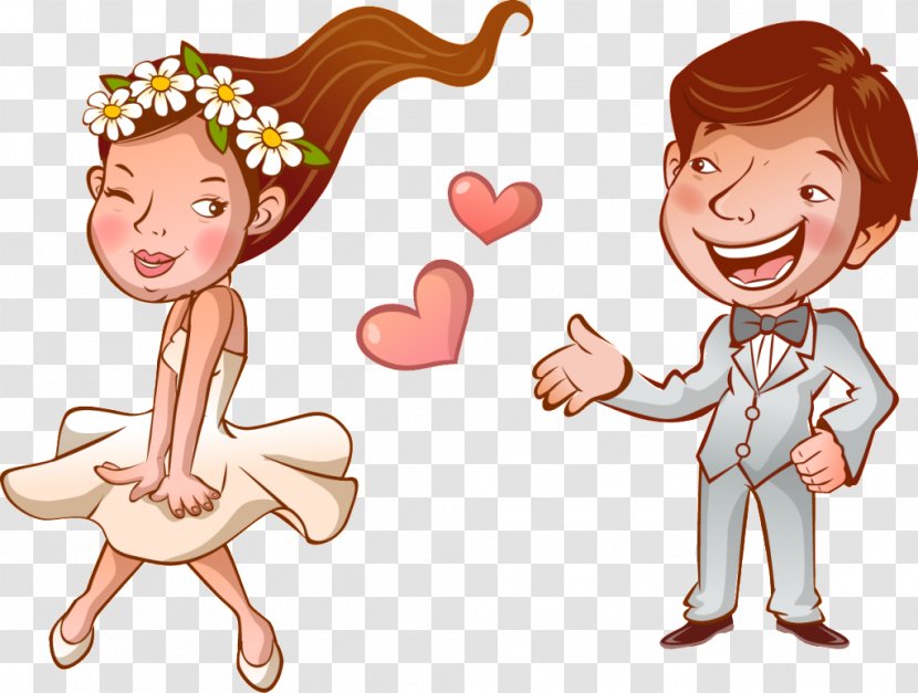 Engagement Marriage Convite Love - Cartoon - Magnet Transparent PNG