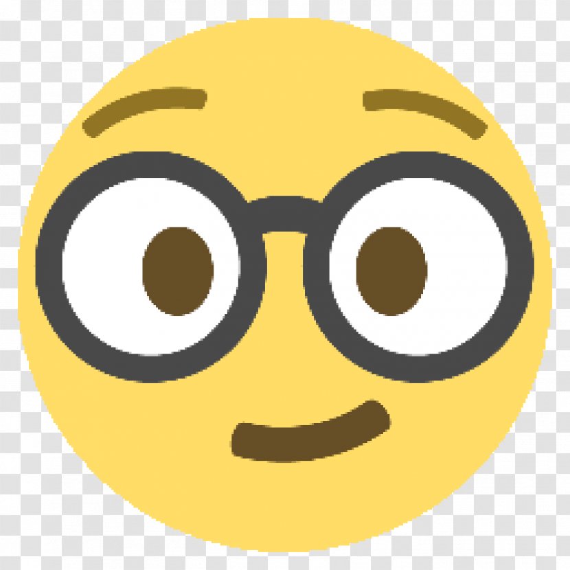 Emoticon Emoji Smiley Nerd - Sms Transparent PNG