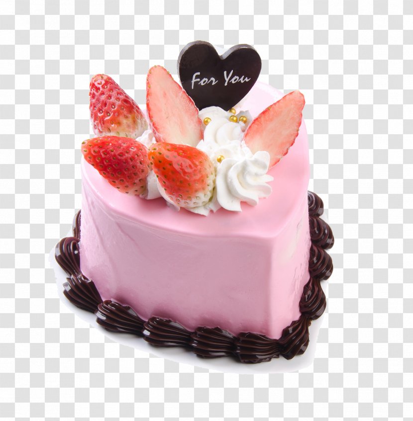 Strawberry Cream Cake Chocolate Frosting & Icing Birthday - Whipped - Fruit Transparent PNG