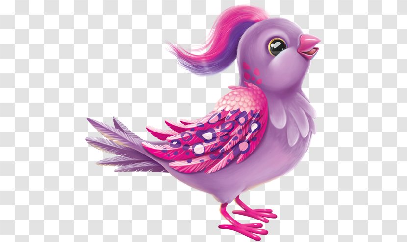 Magenta Feather Beak Chicken As Food Transparent PNG