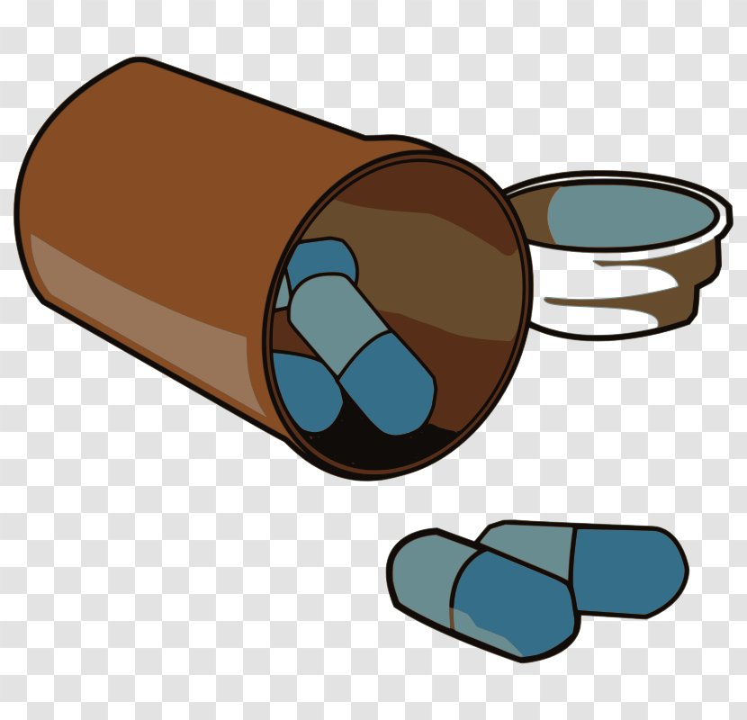 Tablet Pharmaceutical Drug Clip Art - Prescription Bottle - Med Cliparts Transparent PNG