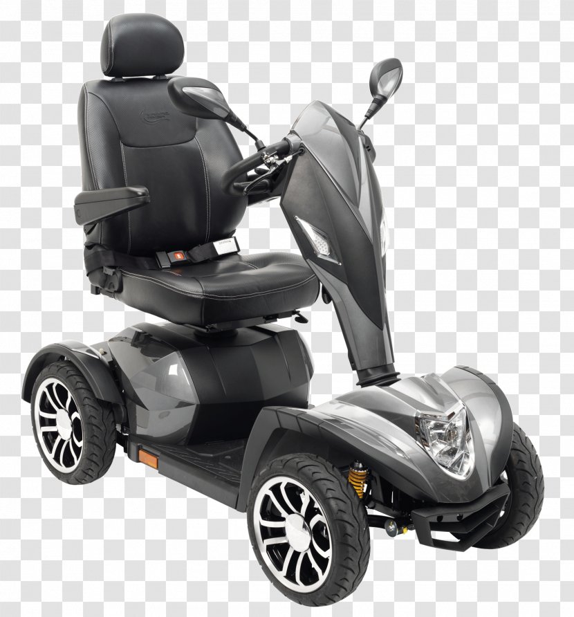 Wheel Mobility Scooters Car Electric Vehicle - Fourwheel Drive - Scooter Transparent PNG