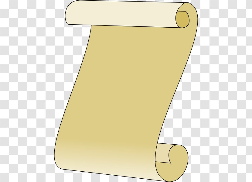 Angle Material Yellow - Rectangle - Small Scroll Cliparts Transparent PNG