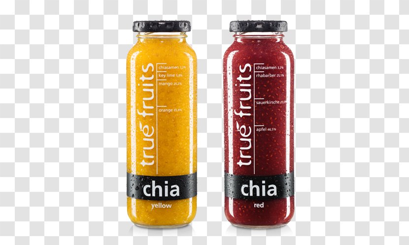 Apple Juice Smoothie True Fruits Chia - Horizont - Fruit Shakes Transparent PNG