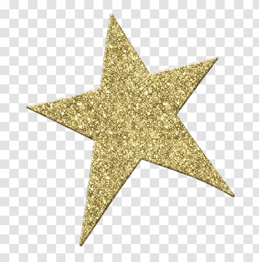 Star Gold Clip Art - Glitter Transparent PNG