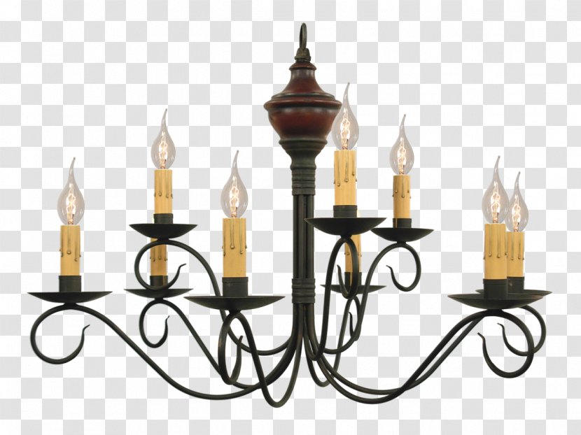 Lighting Chandelier Light Fixture Wrought Iron - Glass Transparent PNG